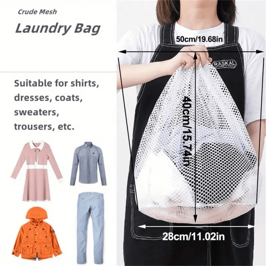 4 Sizes of Machine Washable Mesh Laundry Bags Perfect for , Hosiery