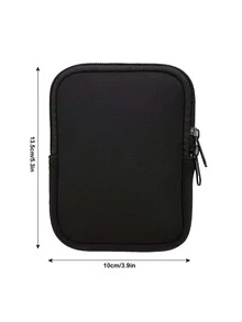 運動水壺套,保溫水壺袋套,旅行戶外上學跑步運動水壺配件 - 黑色 - 查看 3