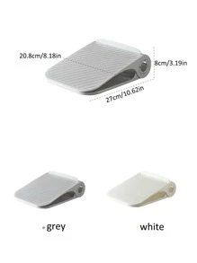 2入組可調節的雙層鞋墊(加寬)及塑料鞋子收納盒 - 灰色 - 查看 2