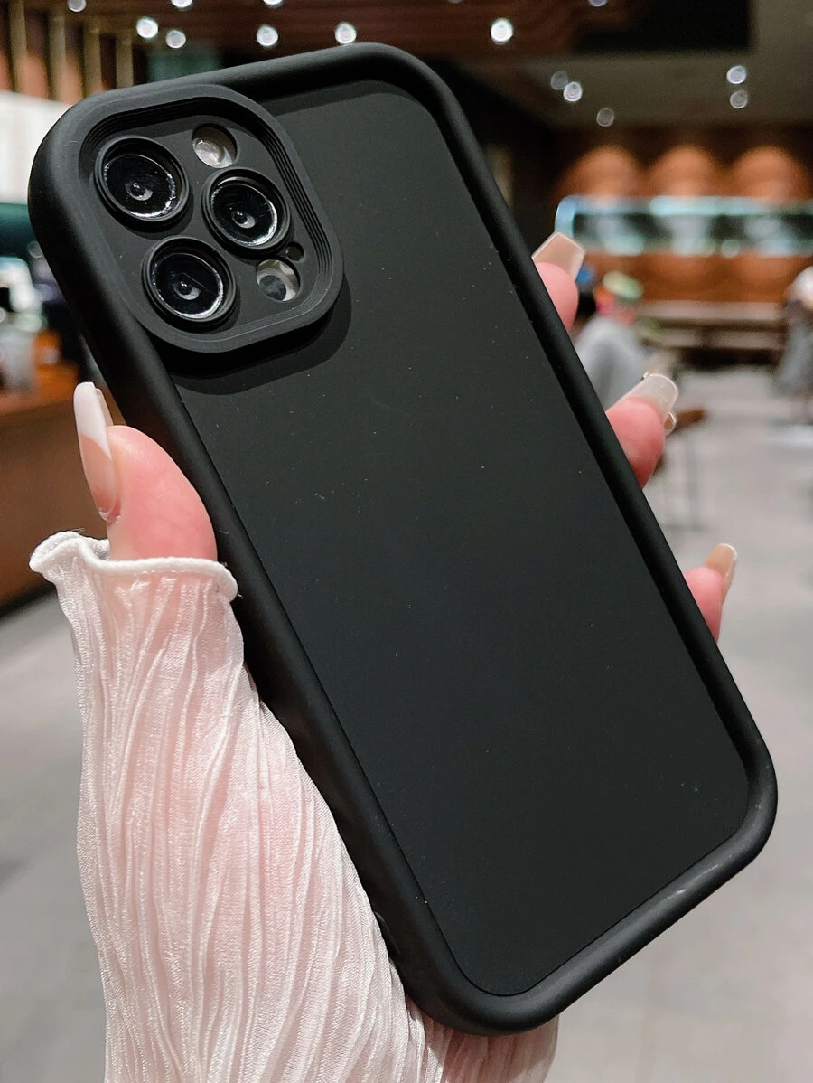 1入組竹纖維材質防震手機殼，適用於iPhone - 黑色 - 查看 1