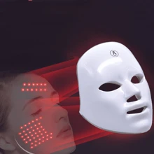 7色led美容面膜,清透肌膚,抗皺美容 - 白色 - 查看 1