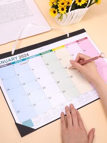 2024 到 2025 年壁掛日曆,極簡風格從上撕下每日曆 - 彩色 - 查看 7