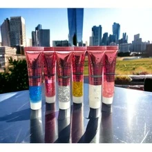 GEL WITH GLITTER FOR FACE AND BODY - Blue - View 3