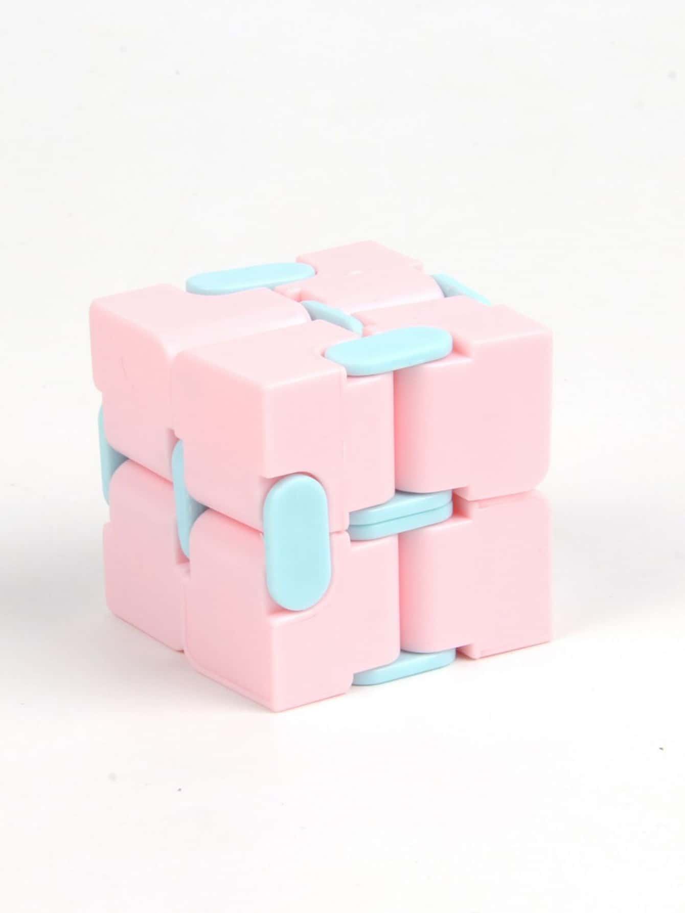 1/2/3/4 件随机颜色无限魔方青少年益智玩具 - 彩色 - 查看 1