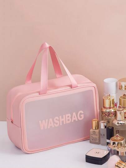 Large Capacity Portable Women's Cosmetic Bag, Ins-Style Travel Toiletry Organizer, 2025 New Arrival, Boho Vibes, For Holiday Beach, Bathroom Collection, Bedroom Collection, Large Capacity