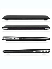 Compatible con Apple Macbook Pro 15.4 Retina A1707 A1990 - Funda protectora rígida negra mate para portátil a prueba de polvo - Pro 15.4 Retina A1707 A1990 - Ver 3