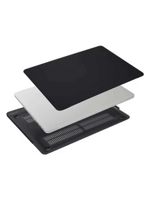 Compatible con Apple Macbook Pro 15.4 Retina A1707 A1990 - Funda protectora rígida negra mate para portátil a prueba de polvo - Pro 15.4 Retina A1707 A1990 - Ver 4