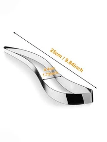 1 Pieza Herramienta De Acero Inoxidable Para Cortar Pasteles En Cubos, Divisor De Pasteles Para Cocina - Plateado - Ver 2
