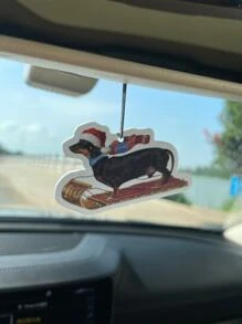 Ambientador para auto con diseño animal, difusor de aromaterapia y fragancia, clips de rejilla - Blanco y Negro - Ver 6