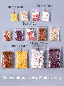 200入組密封食物貯藏包,加厚自密封包適用於家庭,冰箱和包裝