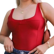 Women Blouses - 玫紅色 - 查看 6