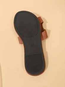 2023夏天新款韓語風格平底涼鞋適合女士,時尚仙女海灘拖鞋