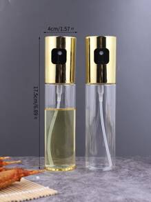 1入組烹飪用油噴霧器,橄欖油噴霧器,100毫升橄欖油噴霧瓶,適用於沙拉、燒烤、廚房烘焙、烤肉 - 金色 - 查看 8