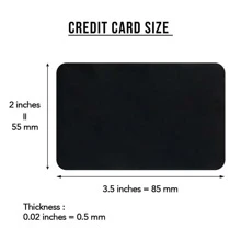 1 張『給我的老爸』雕刻金屬卡片錢包插卡,送給女兒或兒子的父親禮物 - 黑色 - 查看 3