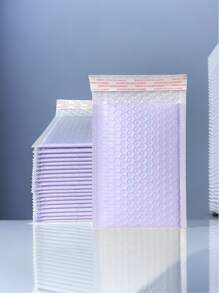 10 件防水气泡袋 - 自粘泡沫包装袋，用于抗压缓冲和安全存储紫色聚乙烯填充信封，适用于小型企业邮寄包裹情人节 - 紫色 - 查看 3