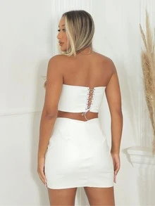 Women Tops - 白色 - 查看 4