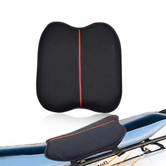 Motorcycle Seat Cushion With Sunshade Cover,Motorcycle Gel Seat Pad For Long Rides With 3D Honeycomb Shock-Absorbing Breathable