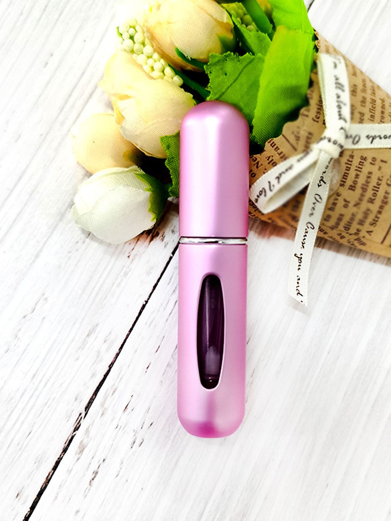 Botella Rosa Portable Rellenable Del Atomizador Del Perfume - Rosa - Ver 1