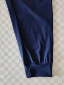 Men Pants - 藍色 - 查看 4