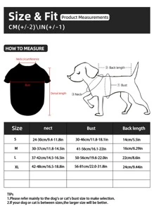 1pc Pet Leash & Escape-proof Dog Suit With Harness, Suitable For Small & Medium Sized Dogs, For Festival & Birthday Outfits - Black and White - View 2