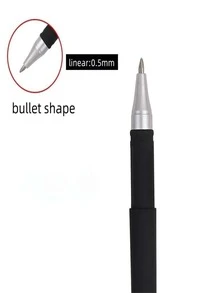 中性筆套裝,黑色藍色的紅色的筆芯,中性筆子彈0.5mm,學校辦公室用品文具配件文具