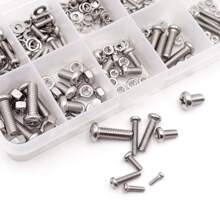 320 Peças Parafusos E Nozes Set E Set , M2 M2.5 M3 M4 M5 Cruz Frigideira Cabeça Parafusos Nozes Parafusos Aço Inoxidável Máquina Parafusos Parafusos Para Casa Comercial E Industrial Usar