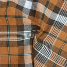 1pc Double-Layer Thick Yellow Plaid Pet Bandana Dog & Cat Drool Bib Triangle Scarf For Fall And Winter - Yellow - View 5