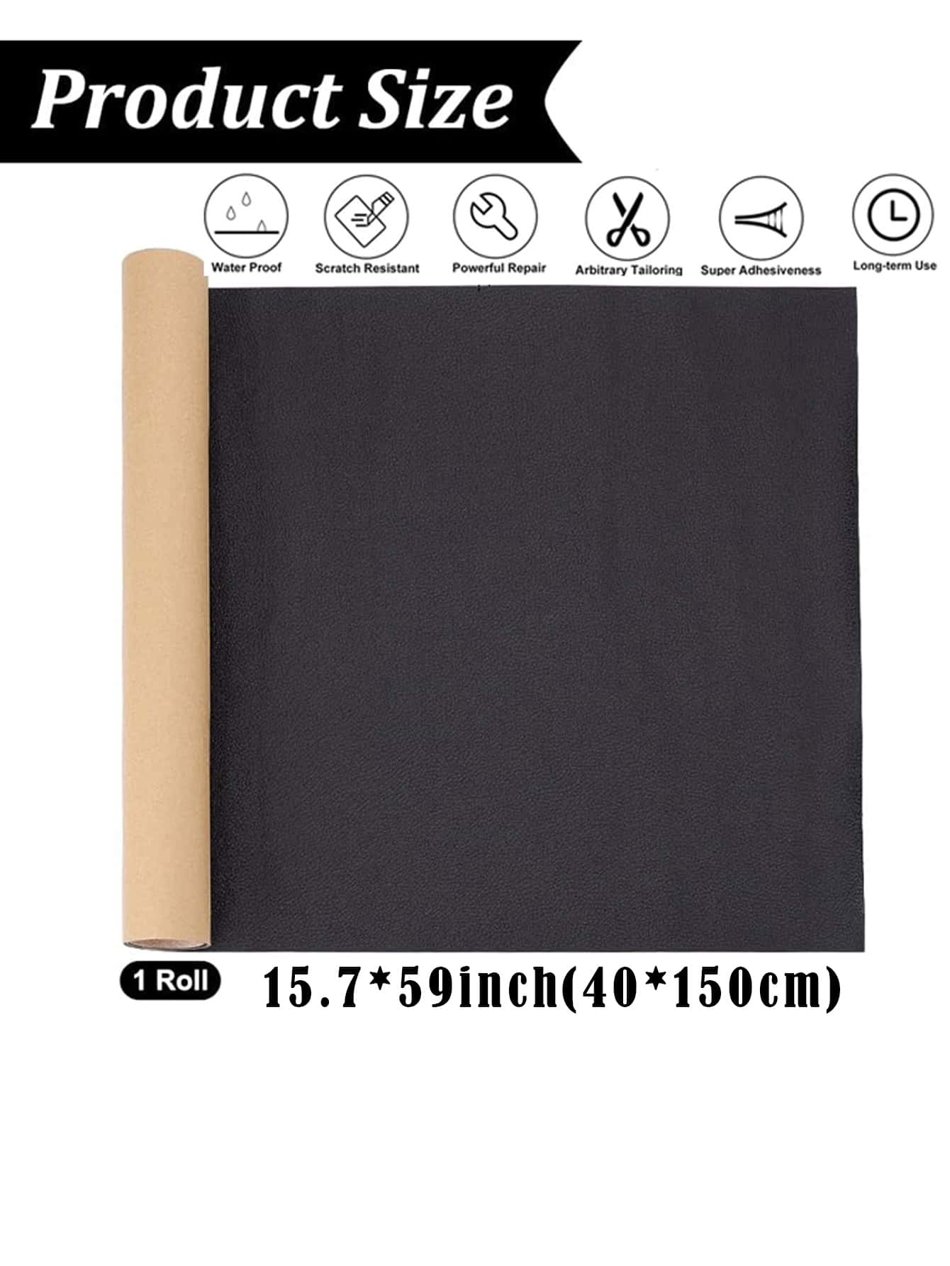 Artificial Leather Repair Patch Kit For Sofa And Shoes - Light Grey - View 1