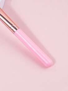1pc Soft Makeup Brush For Blush/Powder, Portable Cosmetic Tool - Pink - View 7