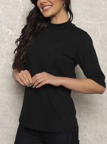 Women T-Shirts - 黑色 - 查看 3