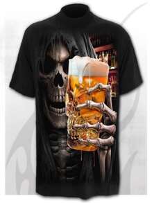 Men T-Shirts - Black - View 2