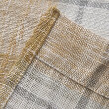 1pc Thick Embroidered Yellow Voile Curtain With Rod Hole - Yellow - View 5