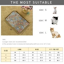 1 Miếng In Kẻ sọc Chăn nỉ Flannel Đối với Thú cưng Với Chân Mô hình , Hoàn hảo Đối với Mèo , Chó , Thoải mái Đang ngủ Bộ đồ giường Đối với Nhà  , Trong nhà - màu nâu - Xem 2