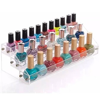 Organizador Exhibidor de Acrilico Para Esmaltes Barnices o Cosmeticos