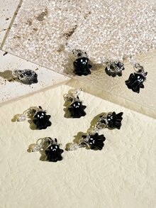 MAOMIA 3入組萬聖節有趣又神奇的小鬼指甲藝術裝飾