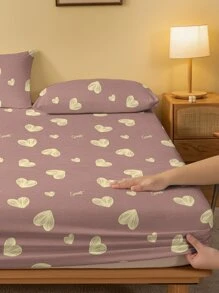 1pc Fashionable Minimalist Style Printed Milled Brushed Bedspread Bed Cover Dustproof Cover For Bedroom Home Textile Bedding - Multicolor - View 4