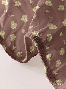 1pc Fashionable Minimalist Style Printed Milled Brushed Bedspread Bed Cover Dustproof Cover For Bedroom Home Textile Bedding - Multicolor - View 6