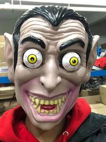 Horror Costume Party Mask Cosplay Clown, Terror Mask, Vampire, Zombie, Etc Prop - Multicolor - View 2