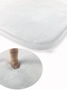 1入款鵝卵石印花字母圖案地墊，現代聚酯纖維吸水地墊，家居室內裝飾 - 彩色 - 查看 9