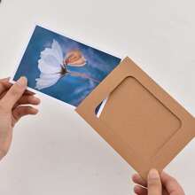 All White Paper Photo Frame