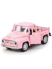Pink Cartoon Cute Toy Car - Pink - View 2