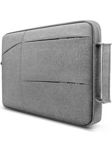 TECOOL Funda para computadora portátil 13-14 compatible con Macbook Air Pro 13 M1 M2 2012-2022, computadora portátil Surface de 13.5 '', MacBook Pro 2021 2023 de 14, computadora portátil HP Lenovo Dell Acer Chromebook de 14 pulgadas - Gris - Ver 2