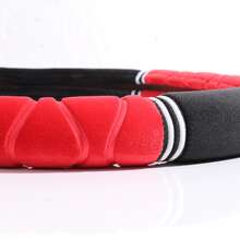 Plush Fluffy Car Steering Wheel Cover In Pink - Pink - View 7