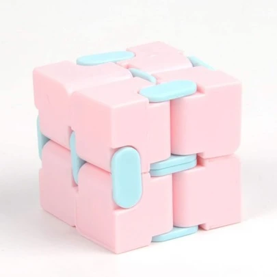 1/2/3/4 件随机颜色无限魔方青少年益智玩具