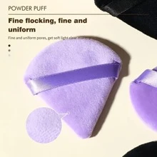 mik&joe 12 件化妆海绵粉扑套装，大中小号组合，化妆必备工具，适合居家或旅行使用 - 紫色 - 查看 2