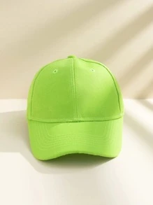 1pc Ladies' Neon Green Couple Baseball Cap For Spring, Summer And Autumn - Mint Green - View 1