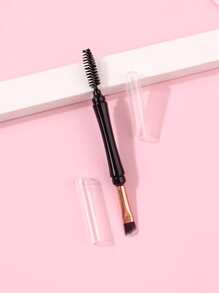 1件套高端睫毛梳（带盖）、双头眉刷、睫毛夹、超细眼线刷、眉胶刷套装，包含眉刷、眼影刷、螺旋刷、螺旋刷，赠品 - 黑色 - 查看 1