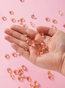 Đá Acrylic, Trang trí đám cưới, Trang trí bàn, Chất độn bình hoa, Trang trí tiệc, Phụ kiện tự làm - Hoa hồng vàng - Xem 4