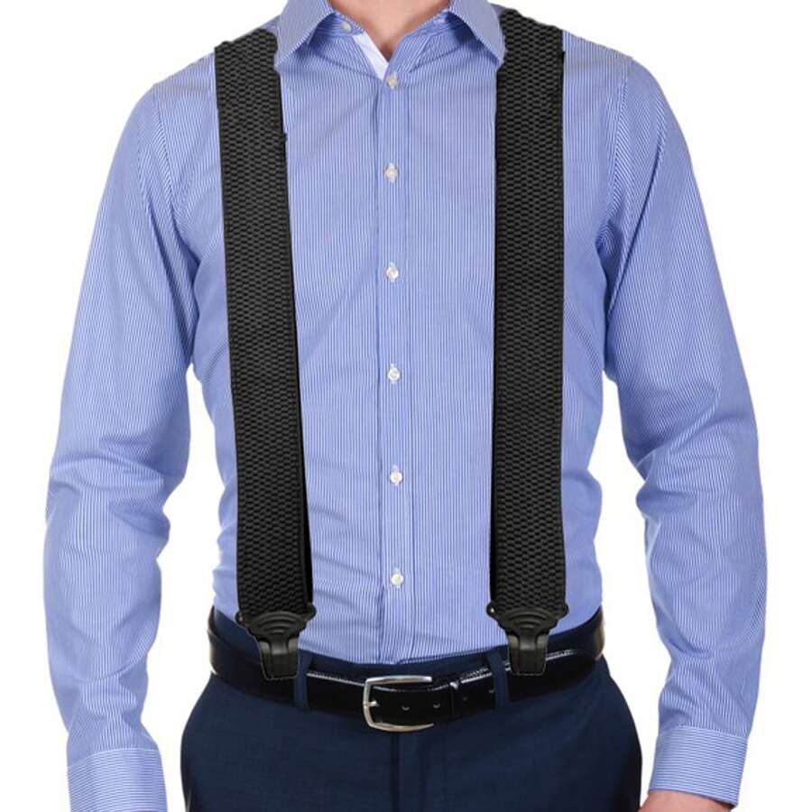 Men's Braces Clip Outdoor Braces Skiing Suspender Motorbike Sport Shoulder Strap 38mm Plastic