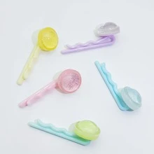 5入組可愛的髮夾,包括直夾、前額夾、側夾、劉海夾和髮夾